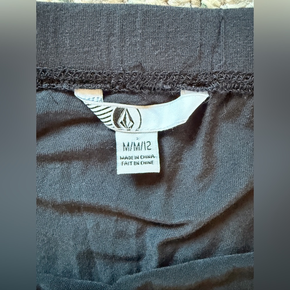 Volcom Black Maxi Skirt with Intricate Hem - Picture 3 of 3